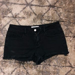 Victoria Secret Pink black cutoff shorts